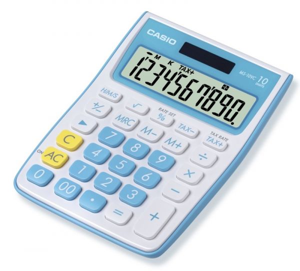 Calculadora Mesa Casio MS-10VC Azul (MS-10VC-BL)